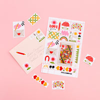 Poster Stamp series 1 - Queen of Hearts