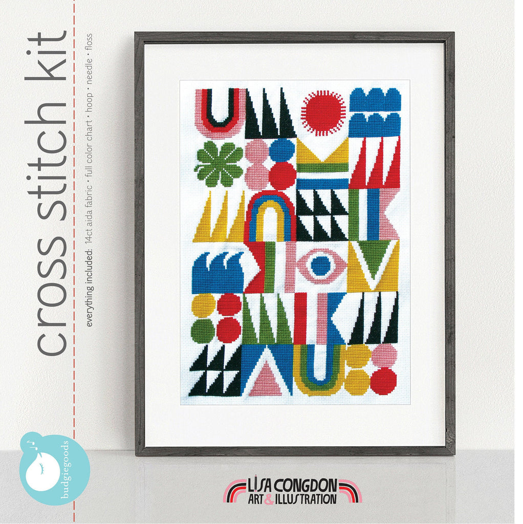 Harvest Grid Cross Stitch Kit – Lisa Congdon
