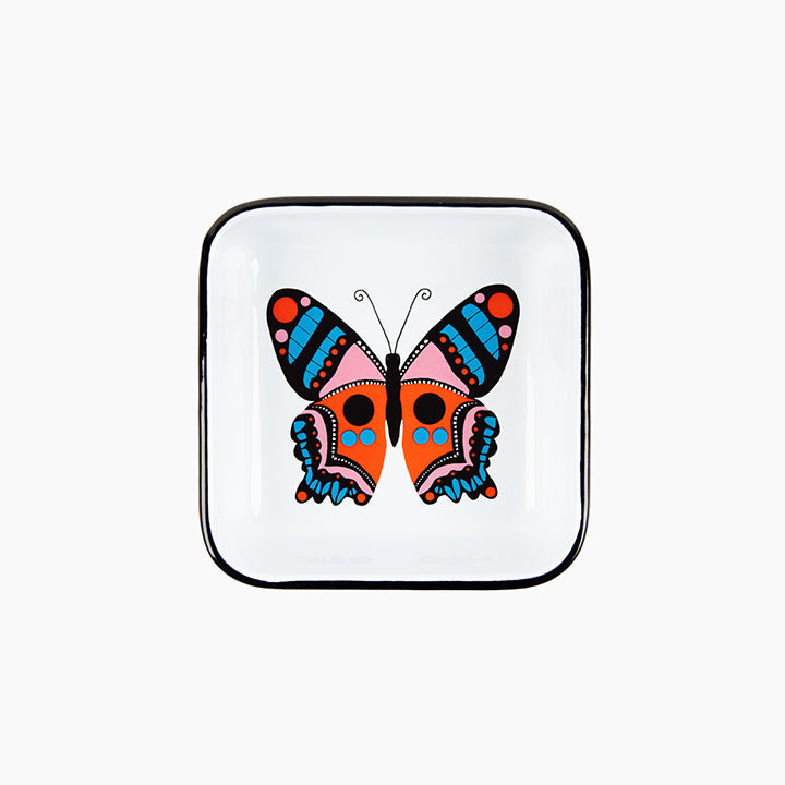 Enamelware Mini Tray - Butterfly