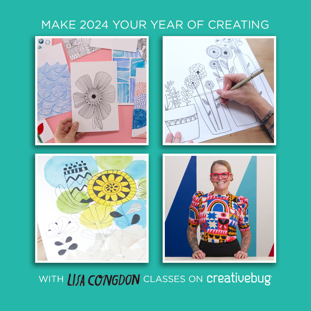 Lisa Congdon on Creativebug!