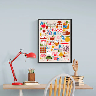 New Alphabet Poster