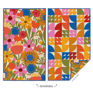 Jolies Fleurs Microfiber Tea Towel