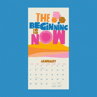 The Beginning Is Now Wall Calendar 2024