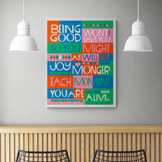 Be A Joy Monger - 18"x24" poster