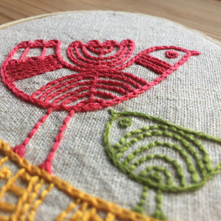 Bird Stack Embroidery Kit