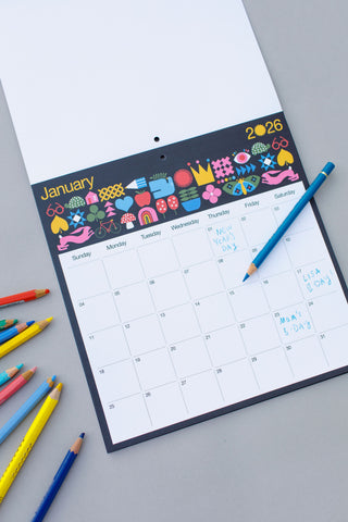 2026 Magnetic Calendar by Lisa Congdon