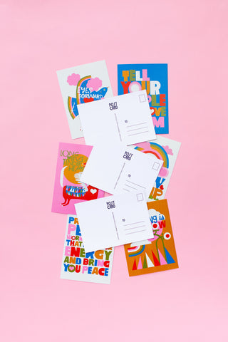 Eyes Forward Heart Open Postcard Set