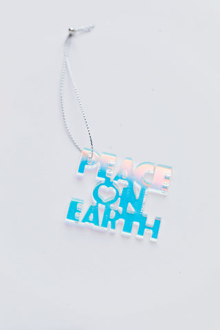 PEACE ON EARTH Acrylic Ornament