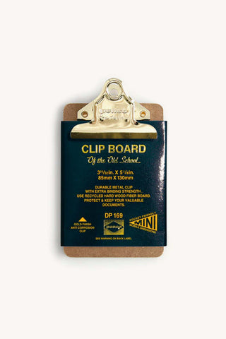 Mini Retro Clipboard with Brass Details