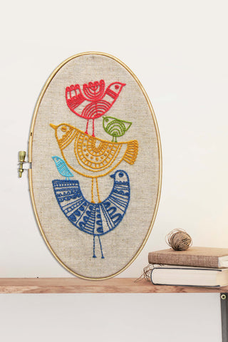 Bird Stack Embroidery Kit