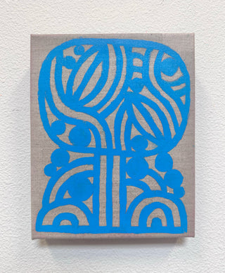 L'Arbre Bleu Original Painting on Linen