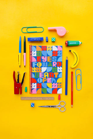 "Eyes Forward, Heart Open" Blank Journal