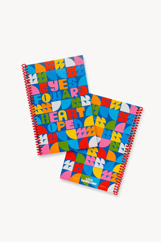 "Eyes Forward, Heart Open" Blank Journal