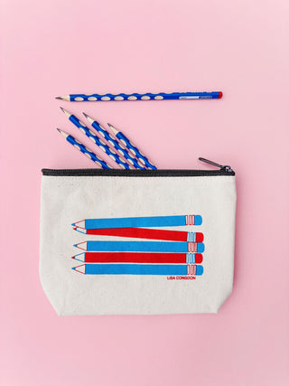 Canvas Pencil Pouch