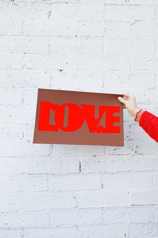 LOVE Limited Edition Screenprint