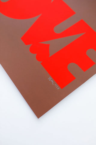 LOVE Limited Edition Screenprint