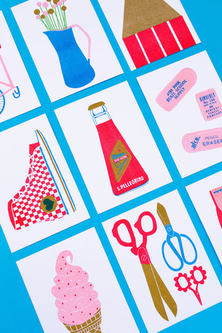 Scissors mini Risograph