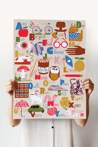 Lisa Congdon's Alphabet Poster