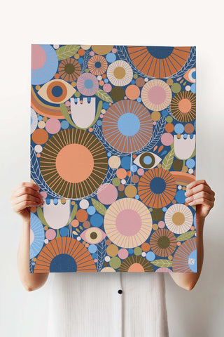 Eyes in the Garden 18"x24" Poster