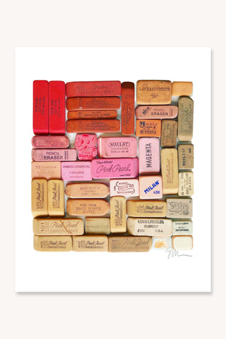 Eraser Arrangement No. 2 - Photographic Print