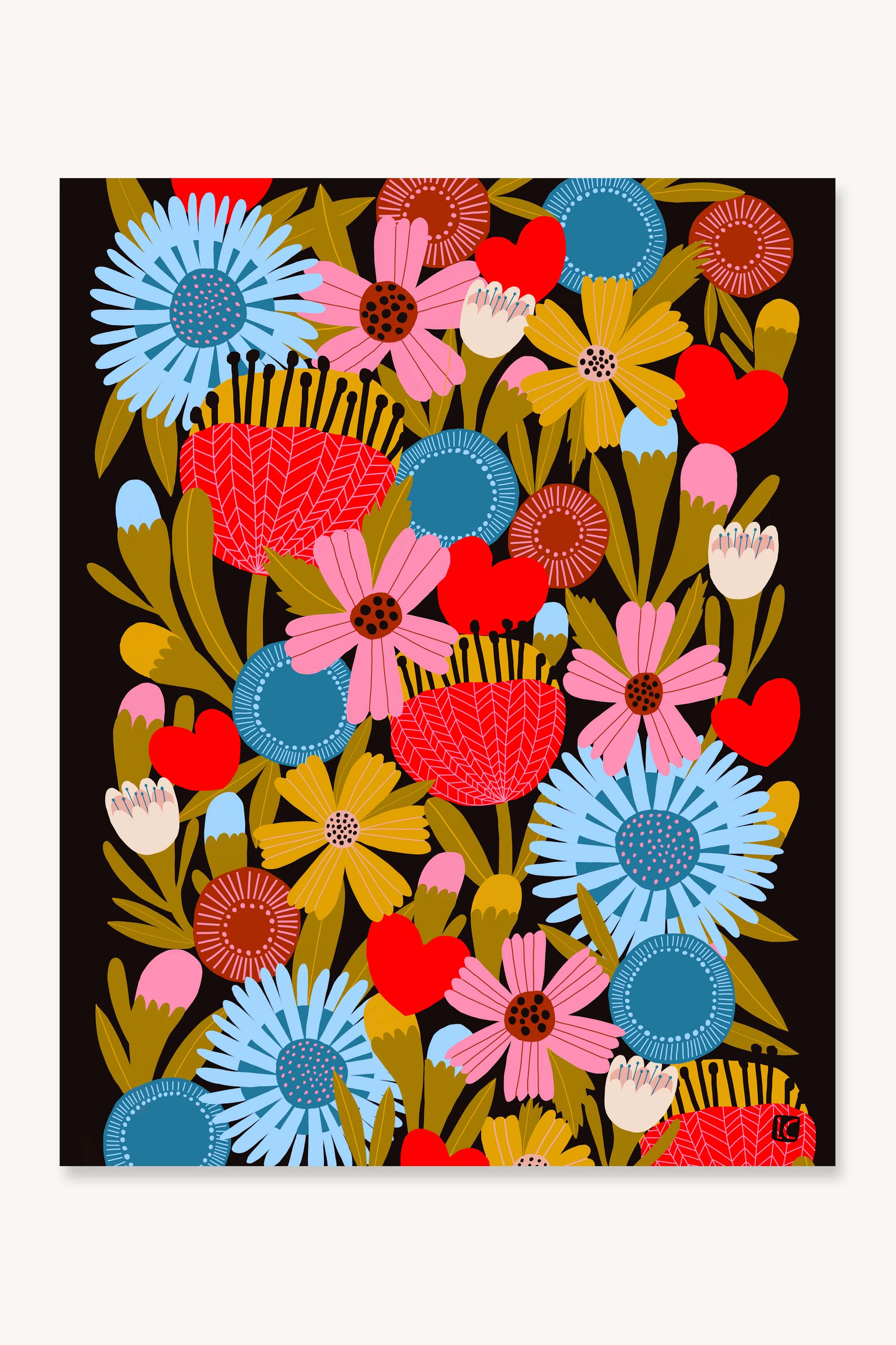 Jolies Fleurs - Art Print