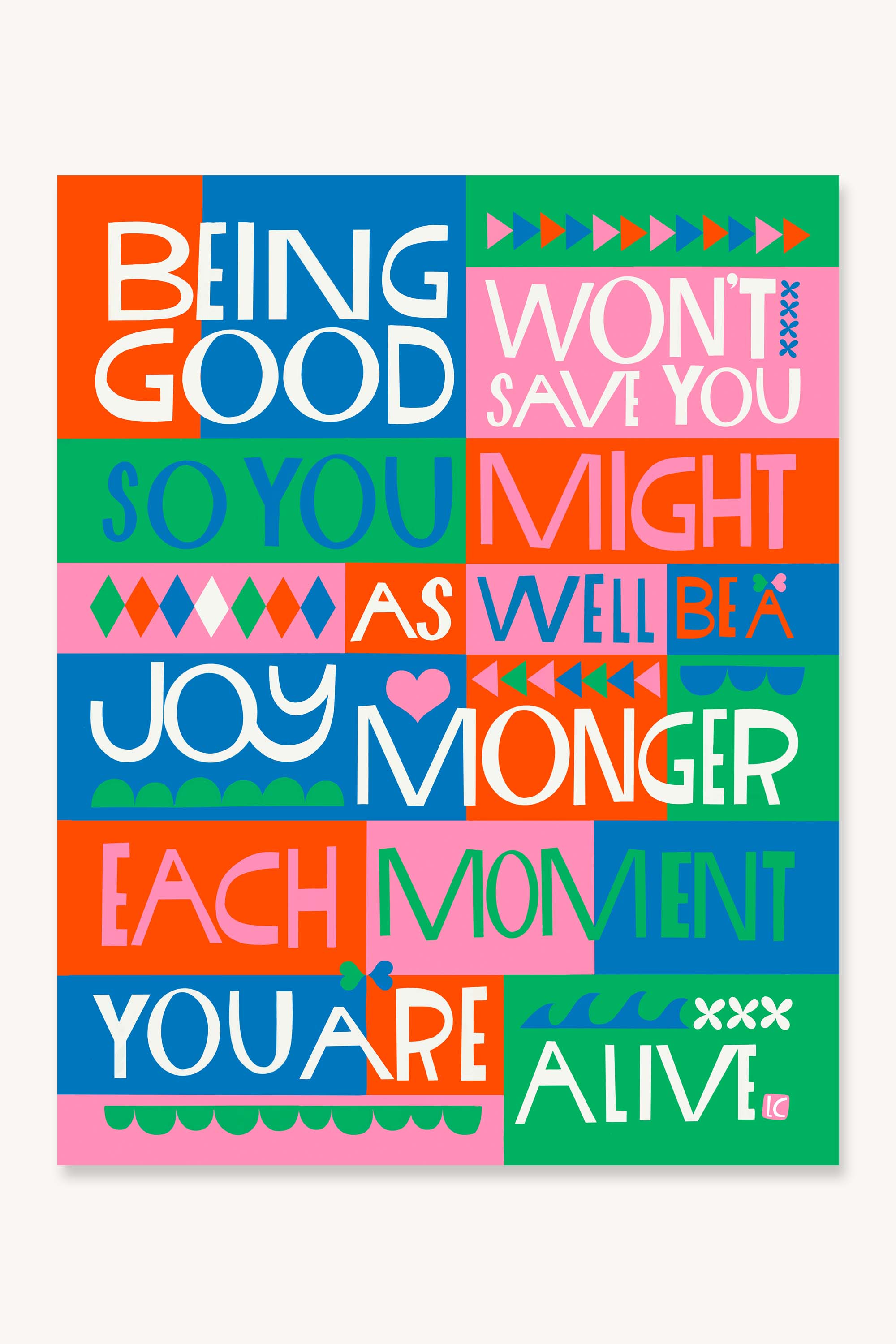 Be a Joy Monger - Art Print