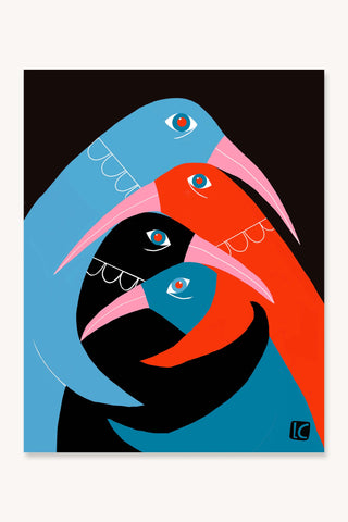 Love Birds - Art Print