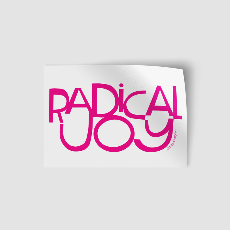 Radical Joy Large Sticker
