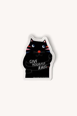 Give Yourself A Hug Large Sticker