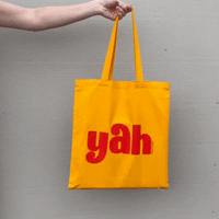 Yah Nah Canvas Two-sided Tote