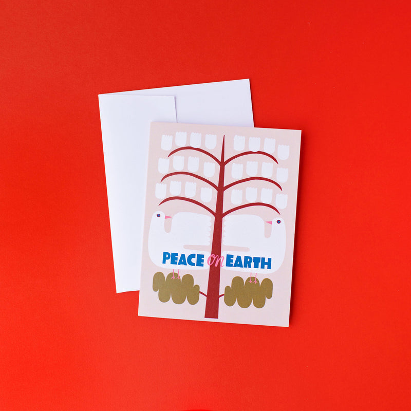 Peace On Earth Holiday Greeting Card