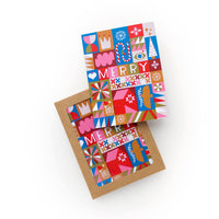 Merry Quilt Holiday Greeting Card
