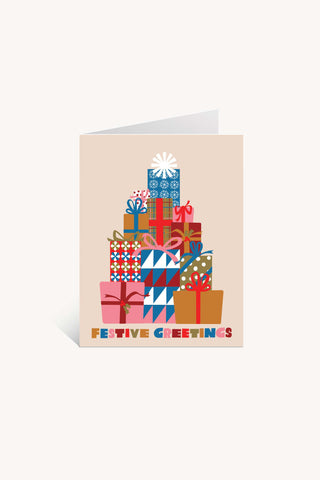 Festive Greetings Holiday Card