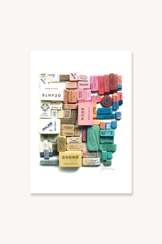 Eraser Arrangement No. 1 Postcard