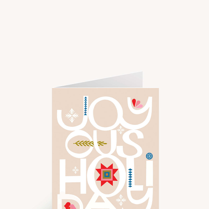 Joyous Holiday Greeting Card