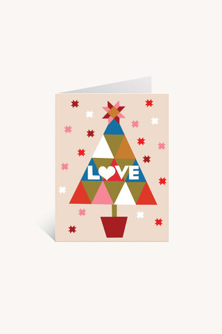 Love Tree Holiday Greeting Card