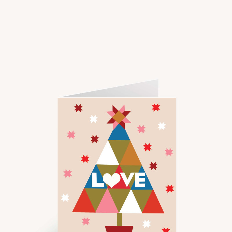 Love Tree Holiday Greeting Card