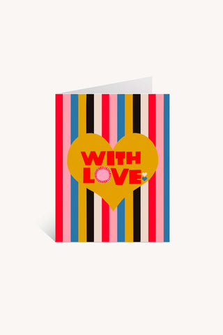 With Love Greeting Card