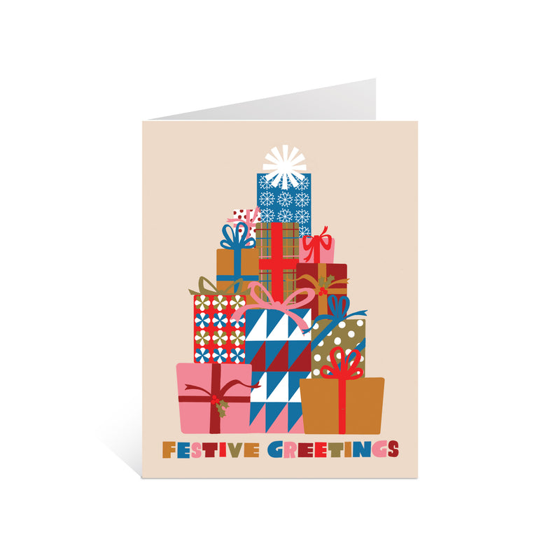 Festive Greetings Holiday Card