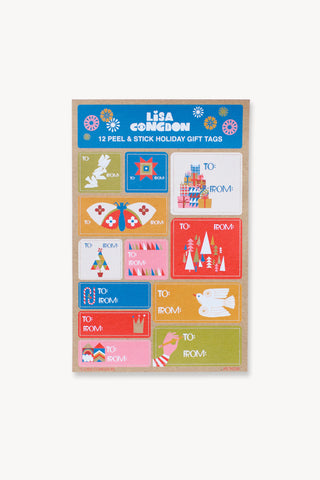 Peel & Stick Holiday Gift Tags