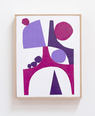 Heliotrope Original Painting on Wood