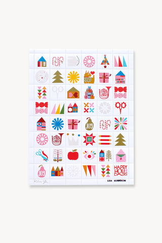 Poster Stamp series 10 - Holiday Icons