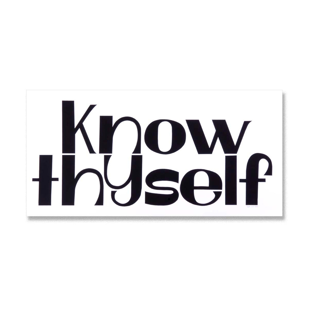 Know thyself - Limited Edition Serigraph
