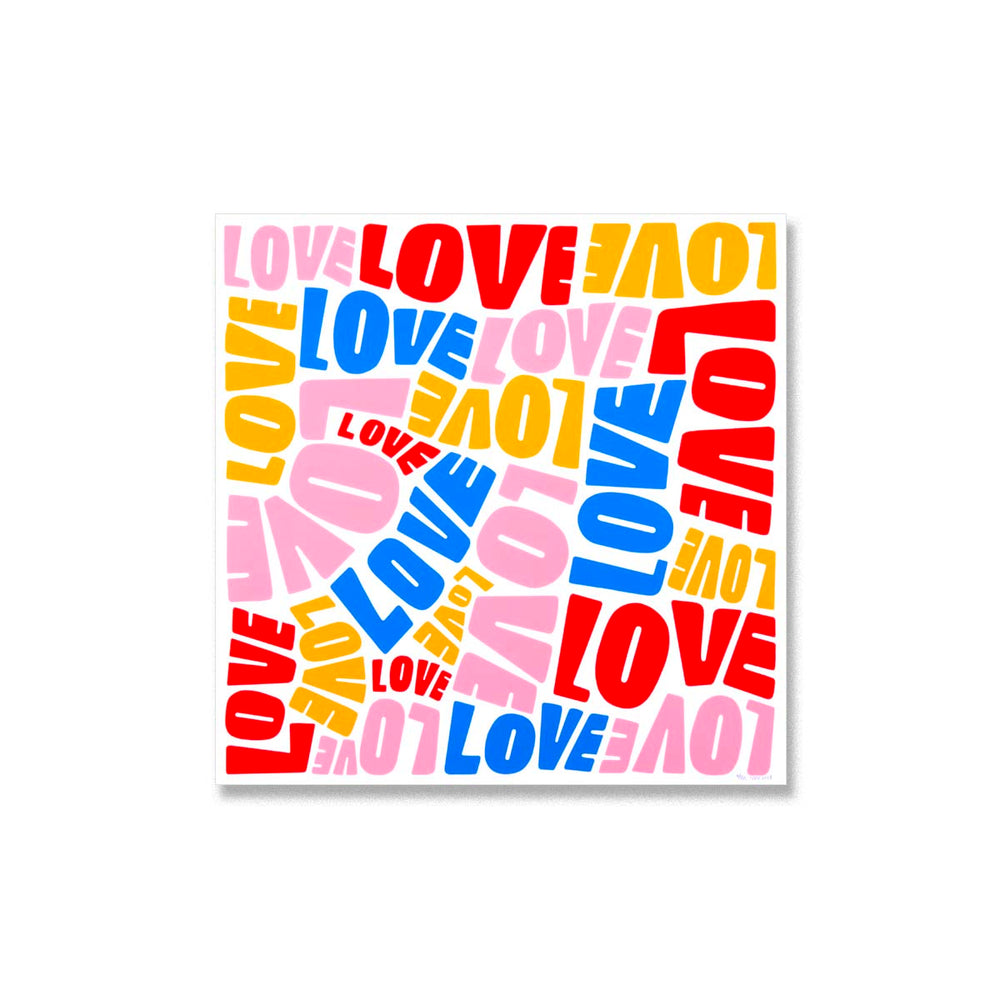 Love Love Love - Limited Edition Serigraph
