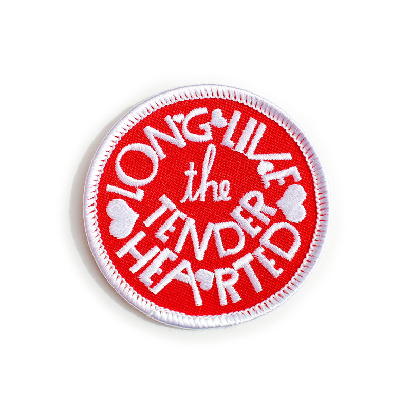 Long Live The Tenderhearted embroidered patch