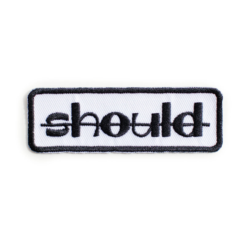 <s>Should</s> embroidered patch