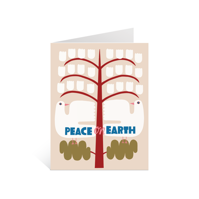 Peace On Earth Holiday Greeting Card