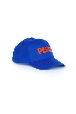 Peace Blue Cotton Hat