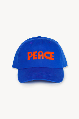 Peace Blue Cotton Hat