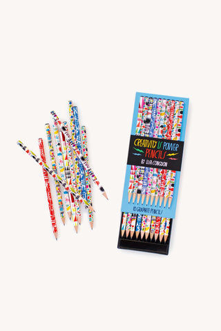 Creativity is Power Pencil set of 10